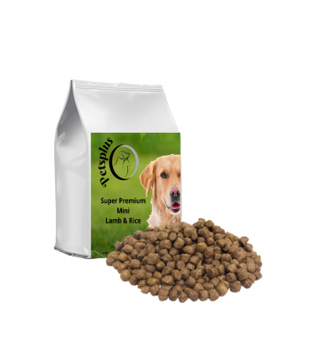 Petsplus super premium mini lamrijst 0